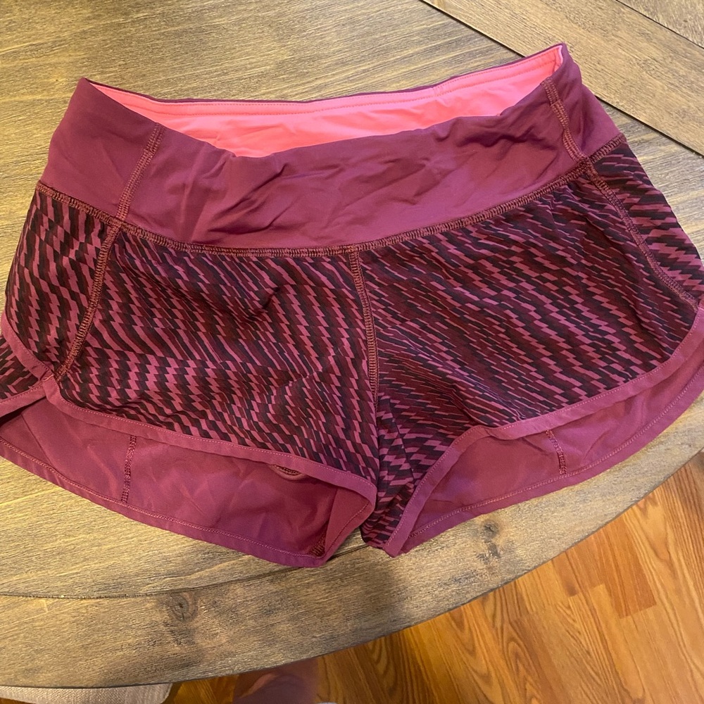 Lulu running shorts